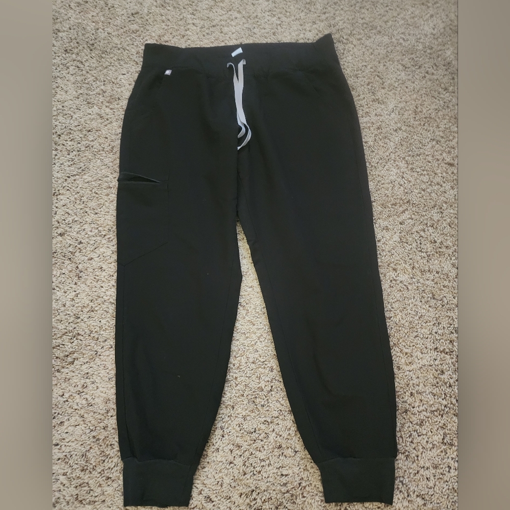 Figs Black Jogger Pants